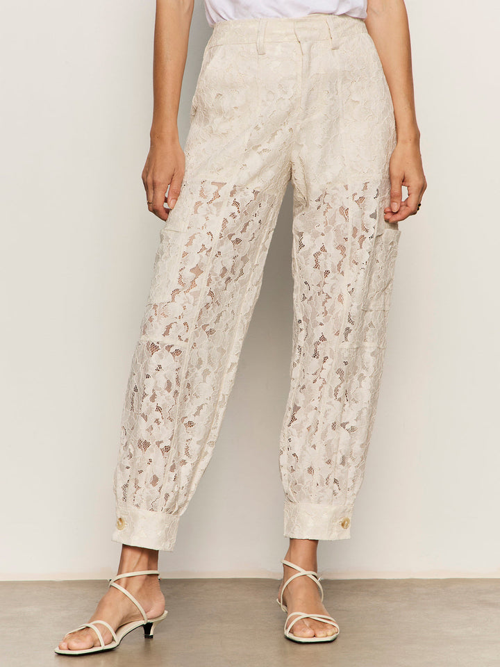 SOFT VOLUME LACE PANT
