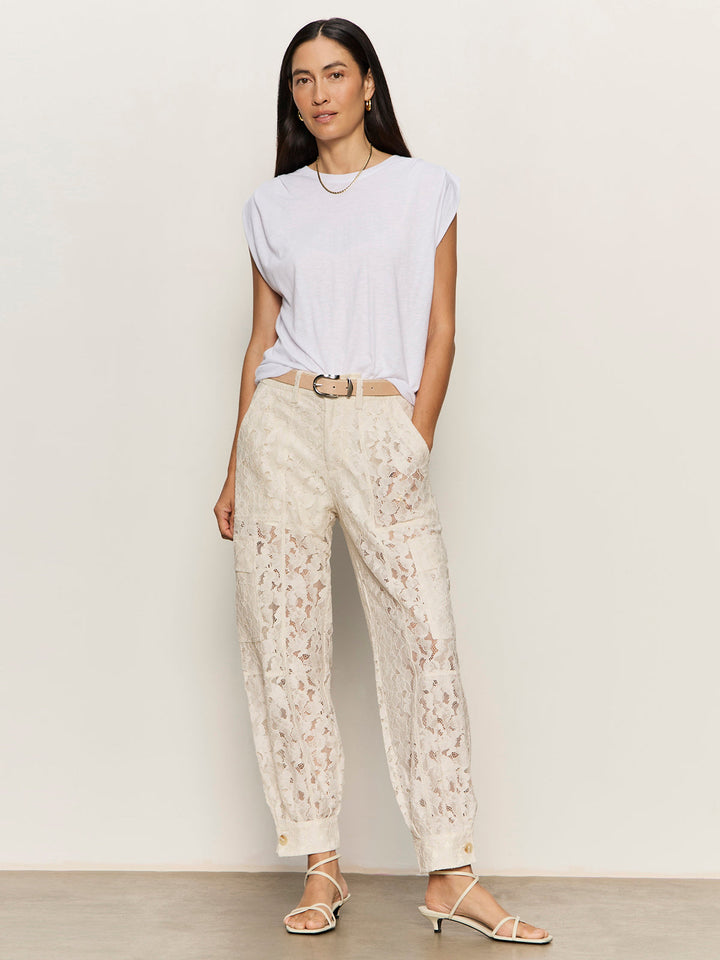 SOFT VOLUME LACE PANT