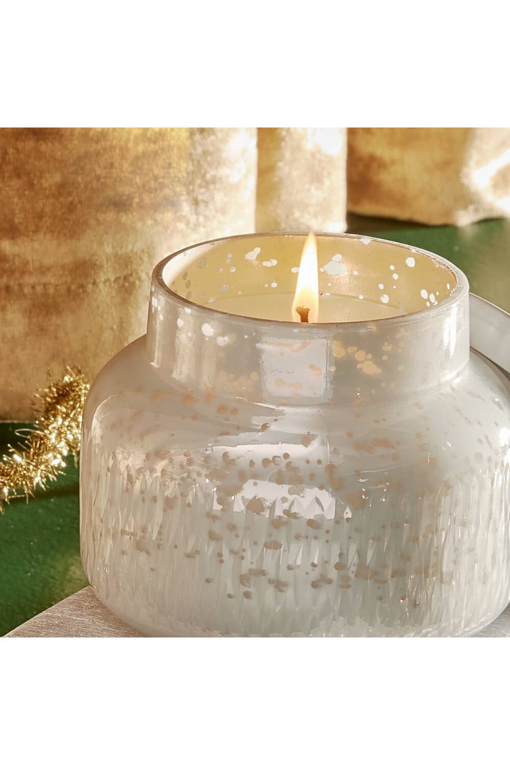 MERCURY ETCHED CANDLE (CRYSTAL PINE)