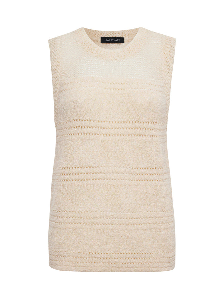 WAVES OF SUMMER SHELL SWEATER