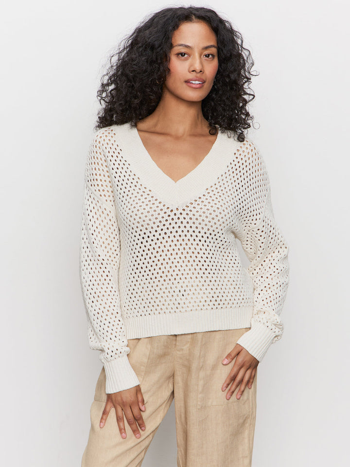 AIRY OPENWORK SWEATER