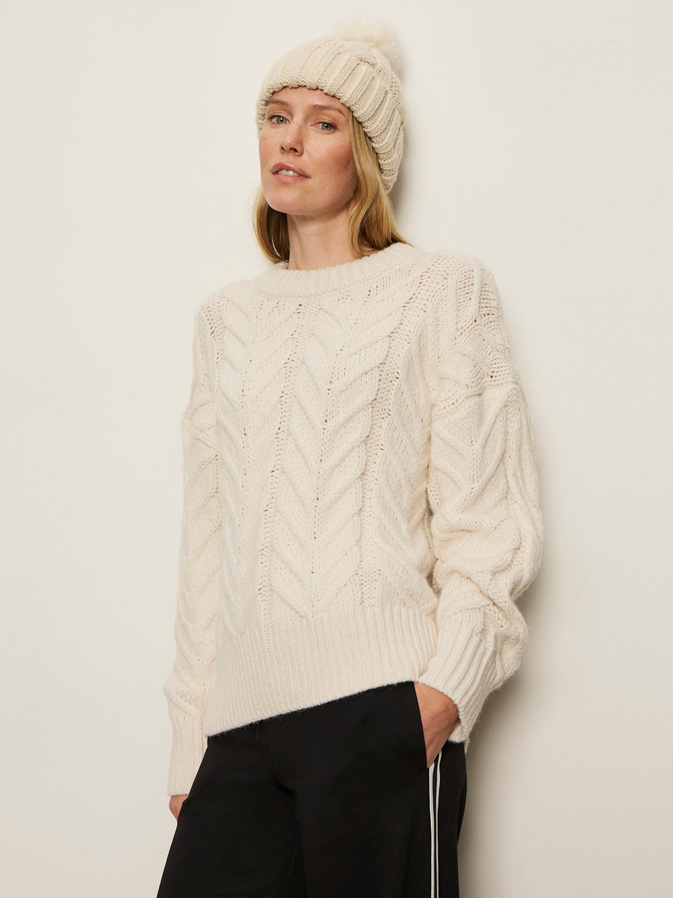SNOW BUNNY STATEMENT SWEATER