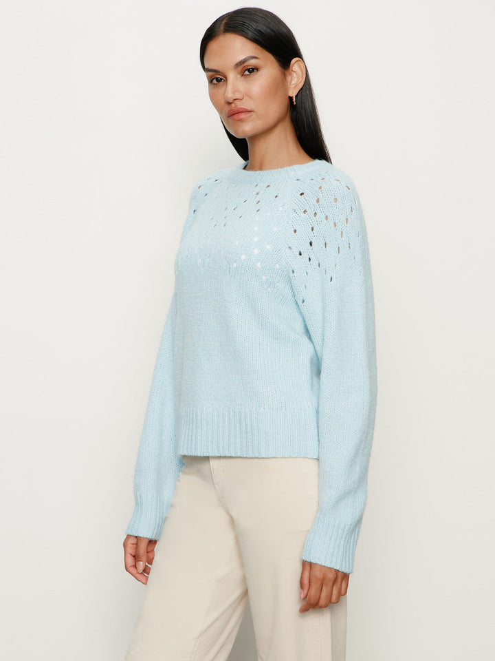 FEMME OPENWORK SWEATER