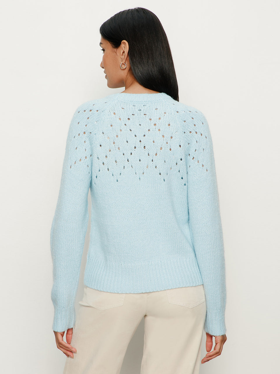 FEMME OPENWORK SWEATER
