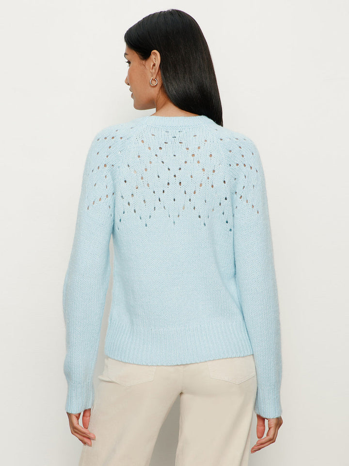 FEMME OPENWORK SWEATER