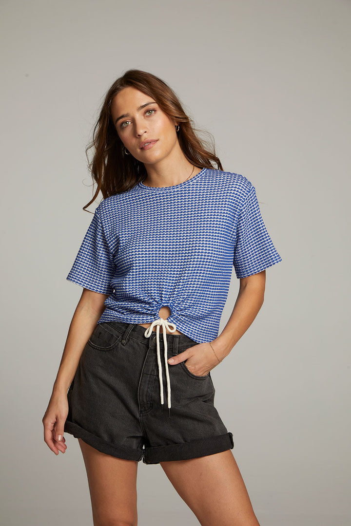 MIRACLE WAFFLE TIE TOP