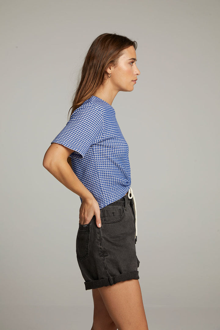 MIRACLE WAFFLE TIE TOP