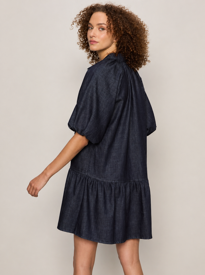 ALWAYS ENOUGH DENIM DRESS
