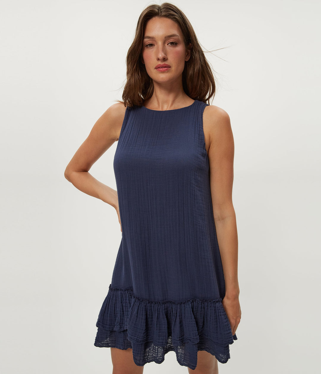 DHALIAH RUFFLE MINI DRESS