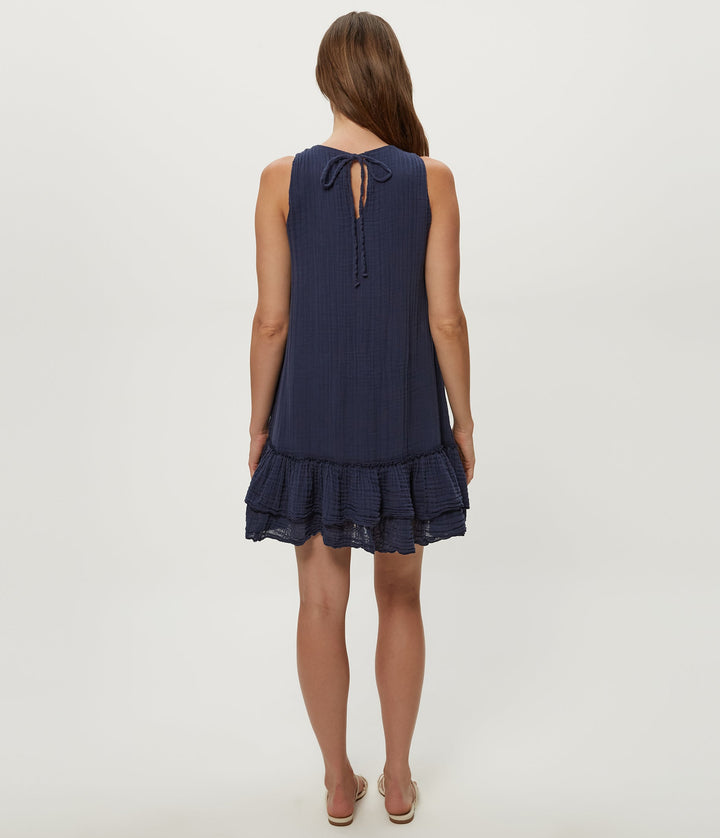 DHALIAH RUFFLE MINI DRESS