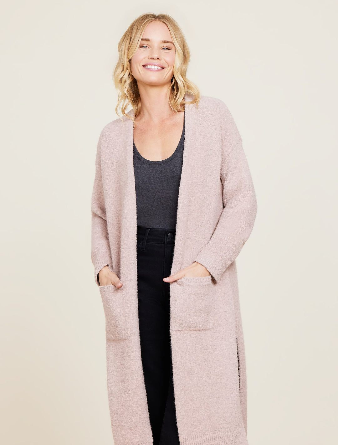 COZYCHIC LUXE HIGH SLIT CARDIGAN