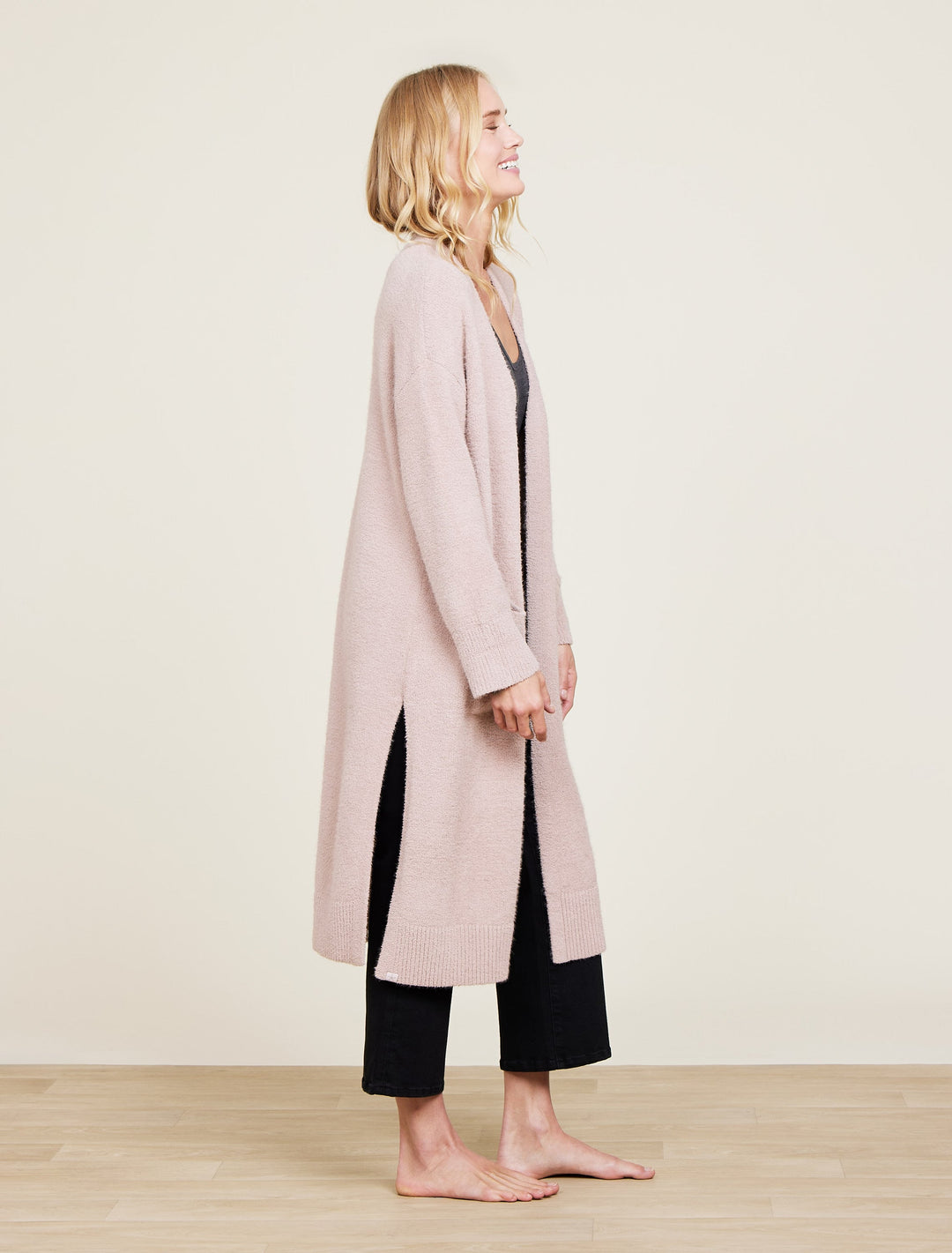 COZYCHIC LUXE HIGH SLIT CARDIGAN