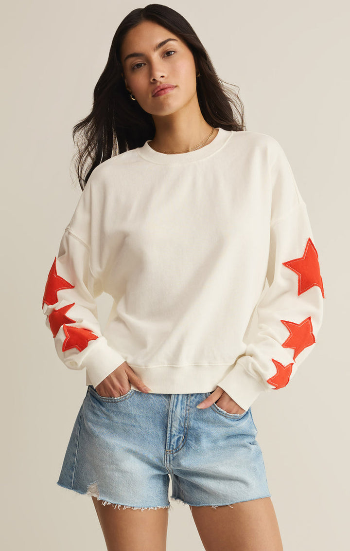 STARS FIRST DATE SWEATSHIRT