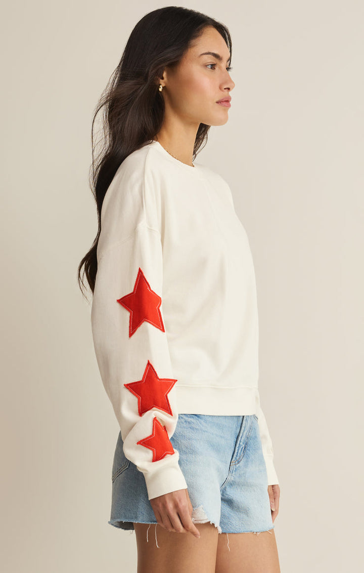 STARS FIRST DATE SWEATSHIRT