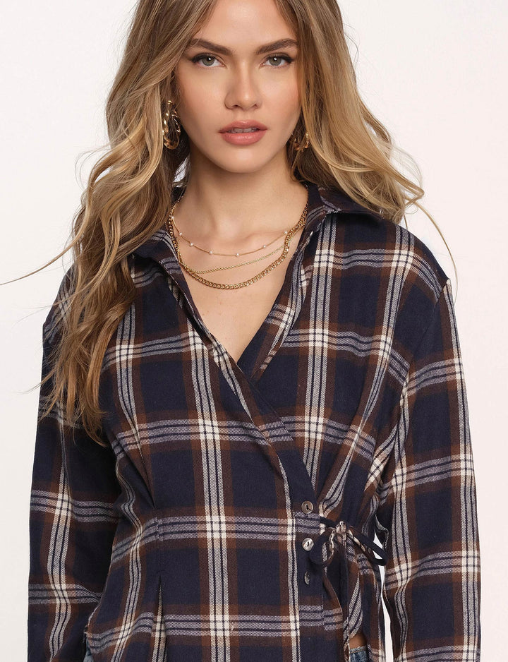 EMMALYN SHIRT- INDIGO