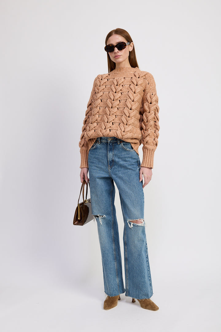 ELIZABETH CABLE SWEATER