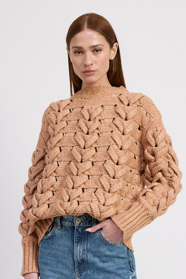 ELIZABETH CABLE SWEATER