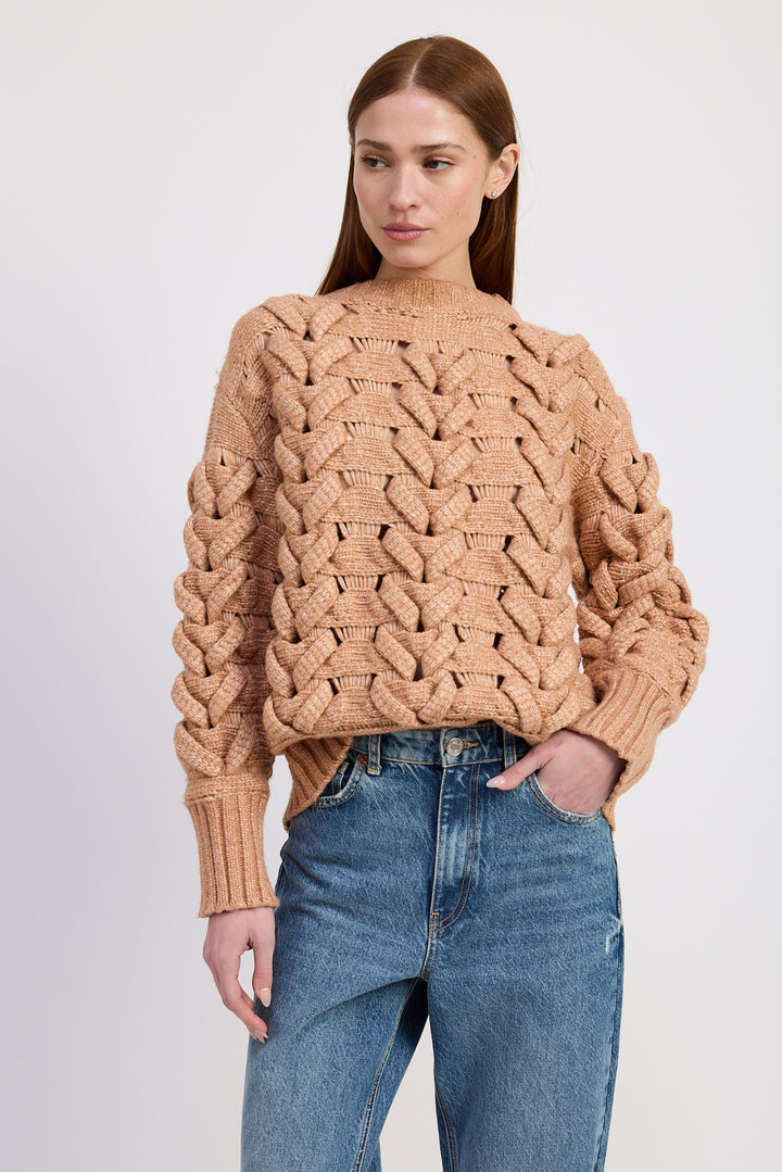 ELIZABETH CABLE SWEATER