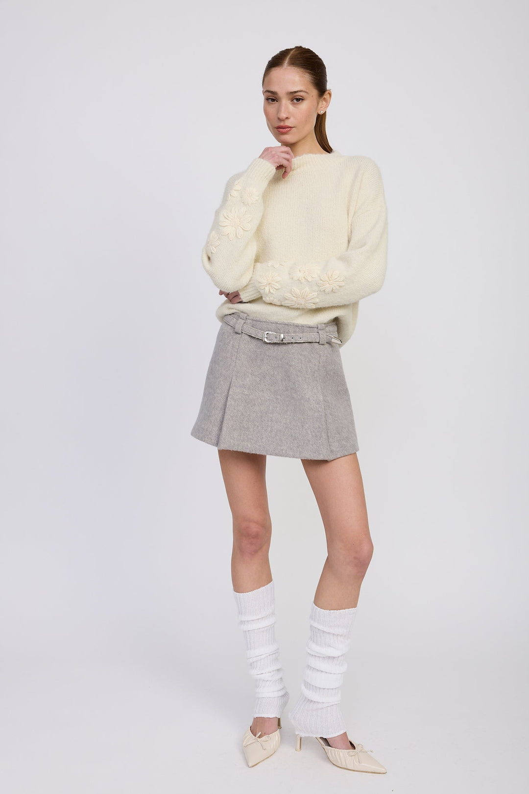 CARRINGTON BELTED SKIRT