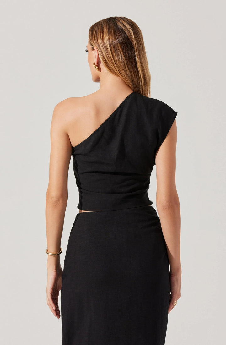 ASHA ONE SHOULDER TOP