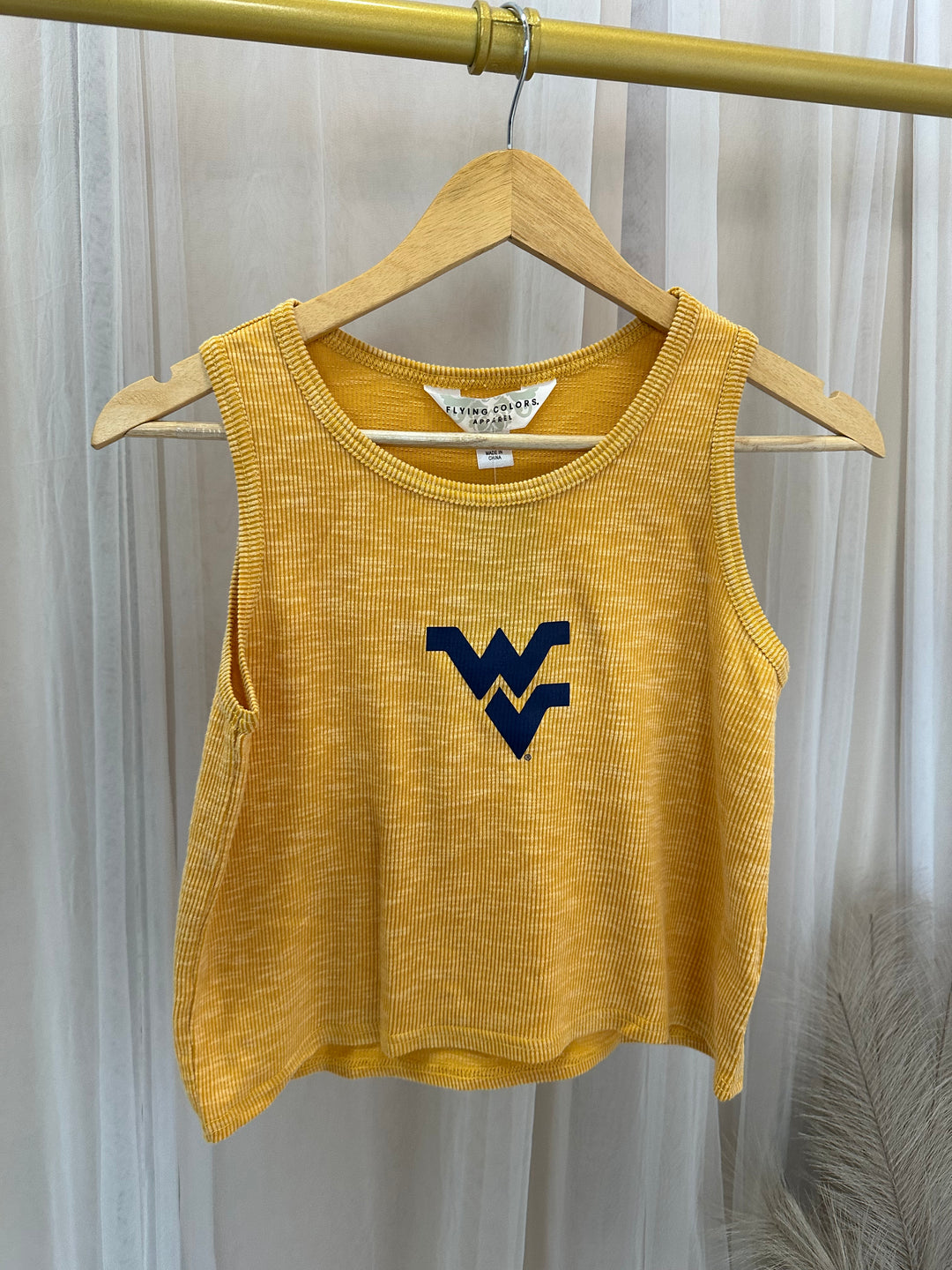 CROPPED WV SANDWASH TANK | GOLD