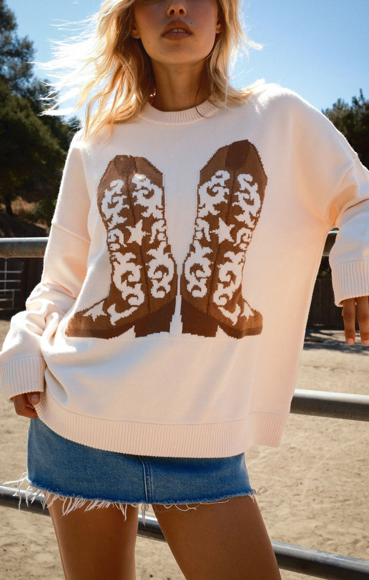 STAY AWHILE SWEATER