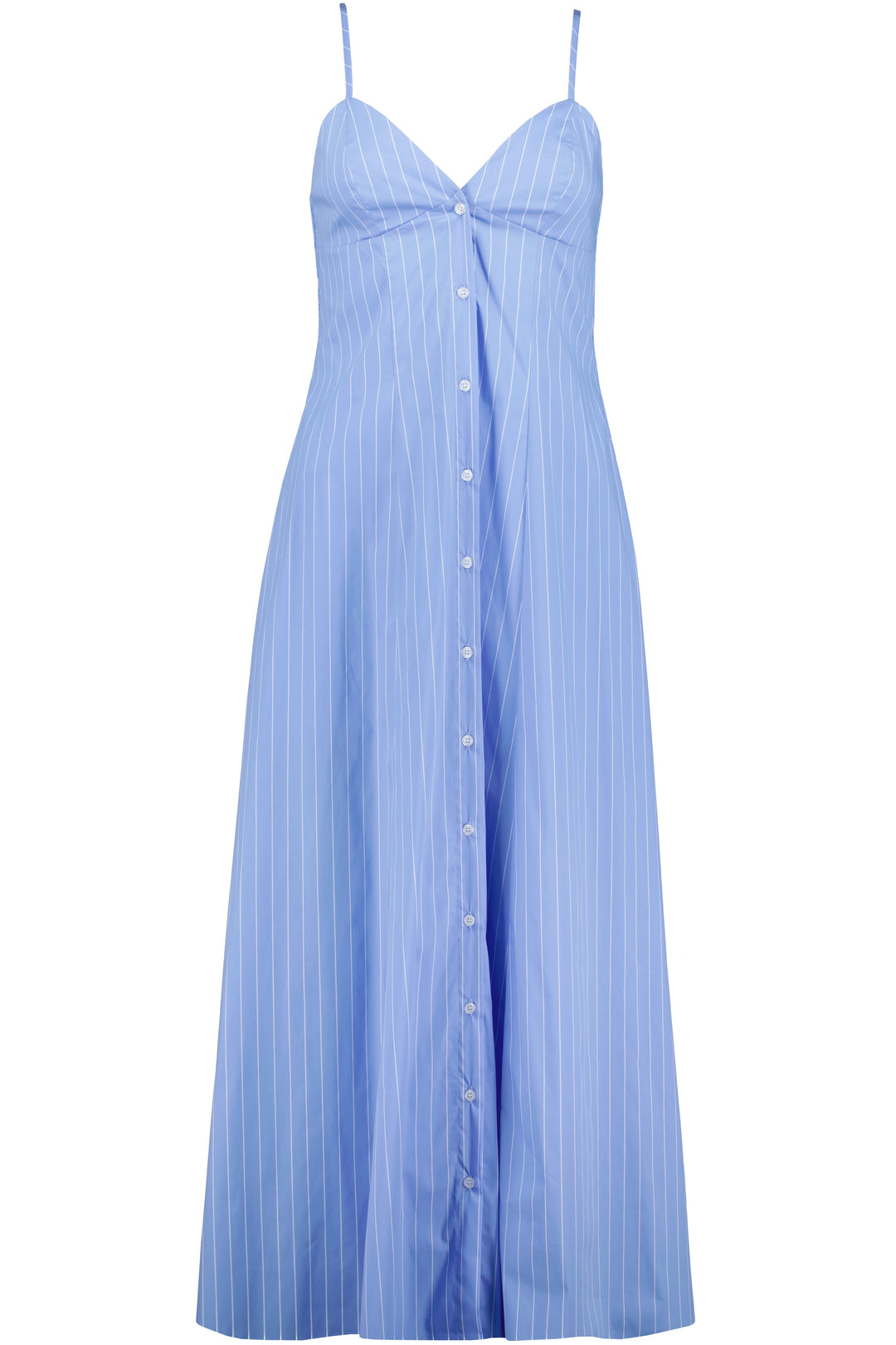 ADRIA POPLIN BUTTON FRONT DRESS