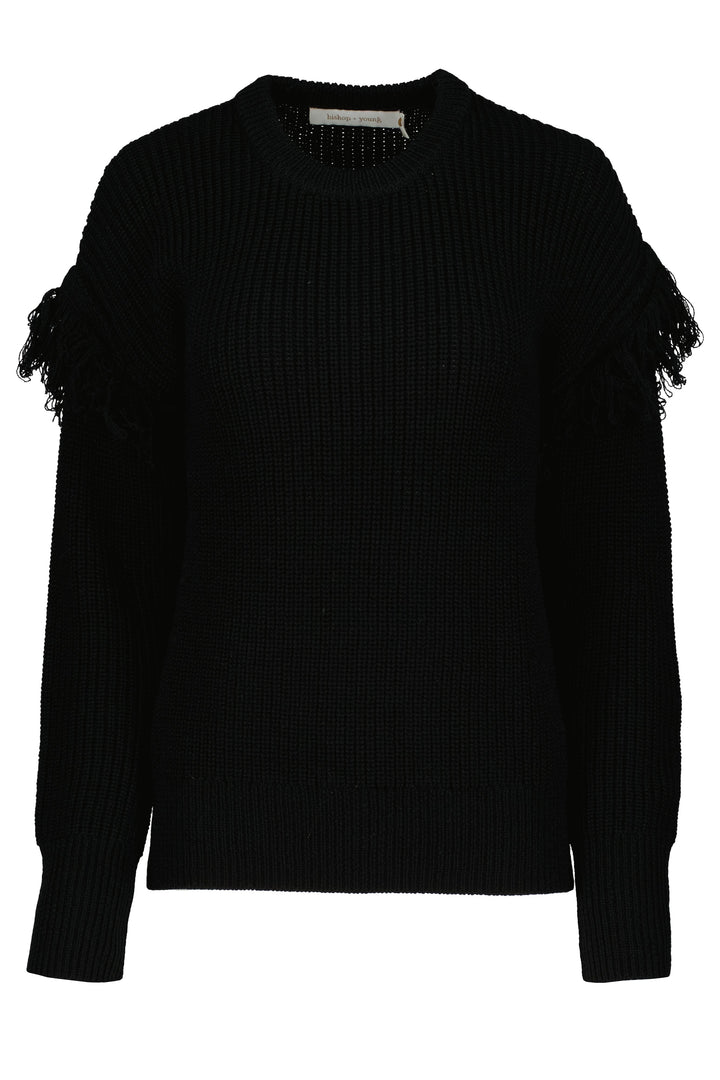 FRINGE DETAIL SWEATER