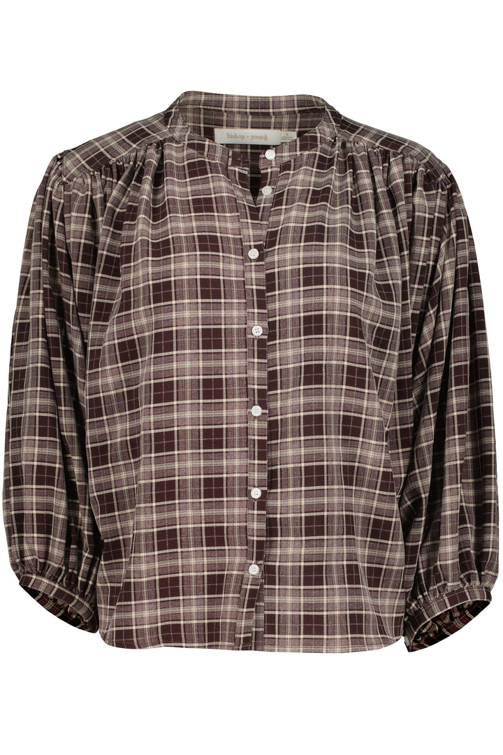 JULIETTE PLAID BLOUSE