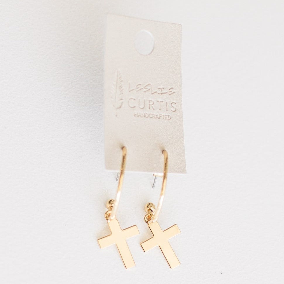MALLORY CROSS EARRING