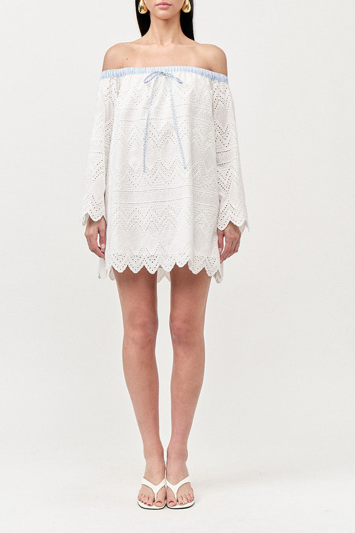 LISA EYELET DRESS