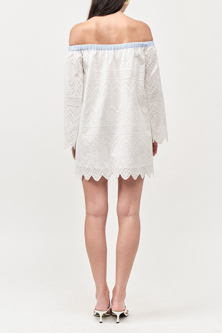LISA EYELET DRESS