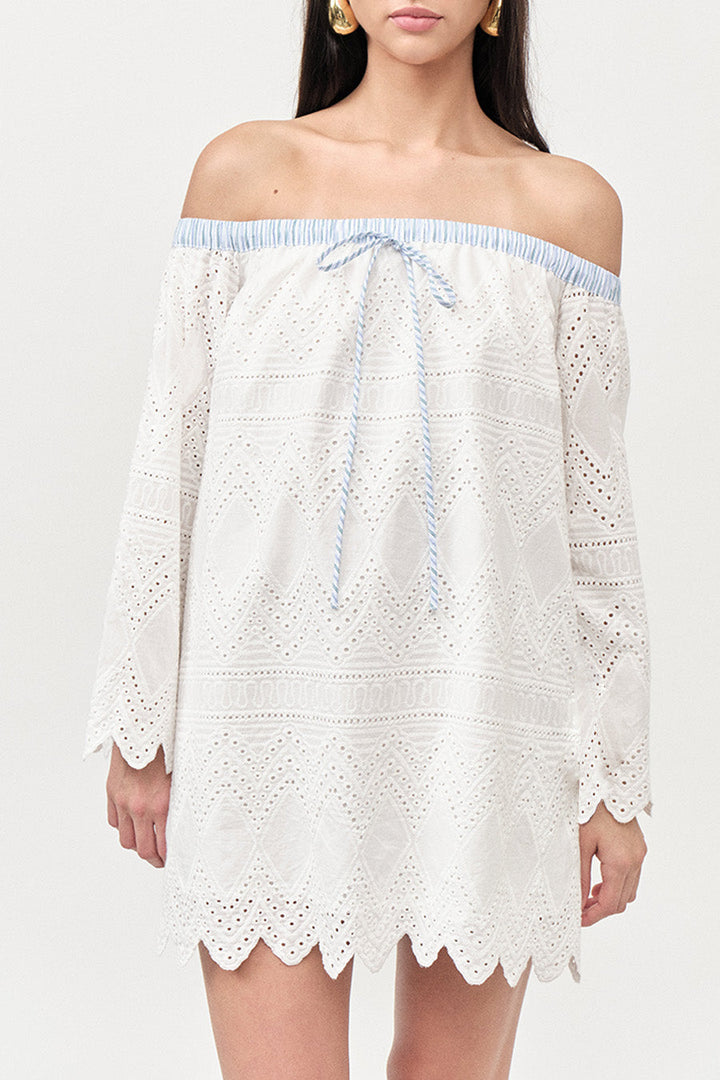 LISA EYELET DRESS
