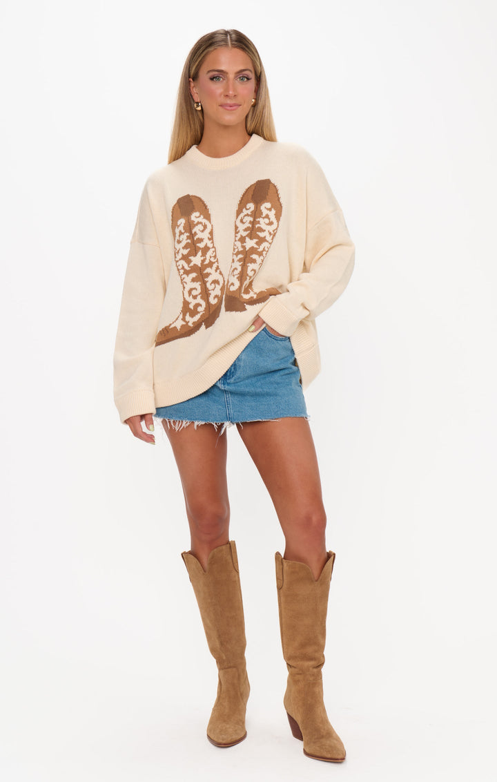 STAY AWHILE SWEATER