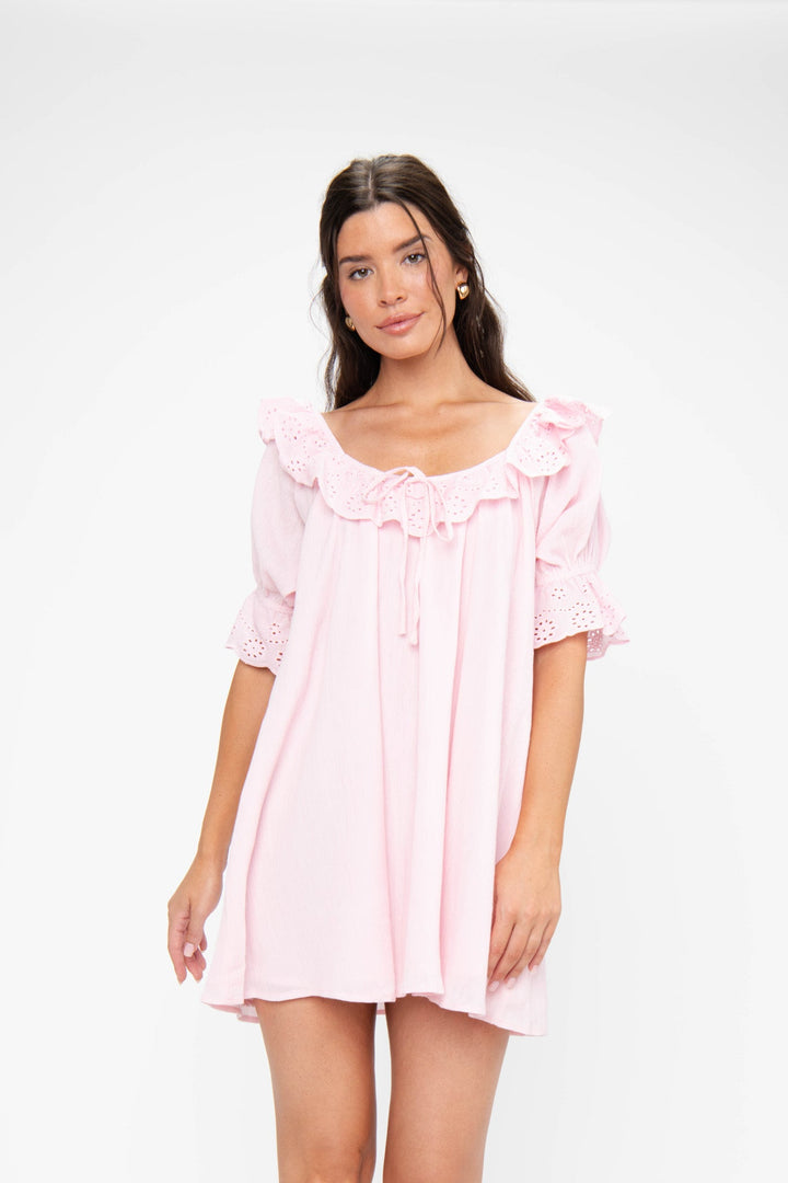 TOULOUSE EYELET DRESS