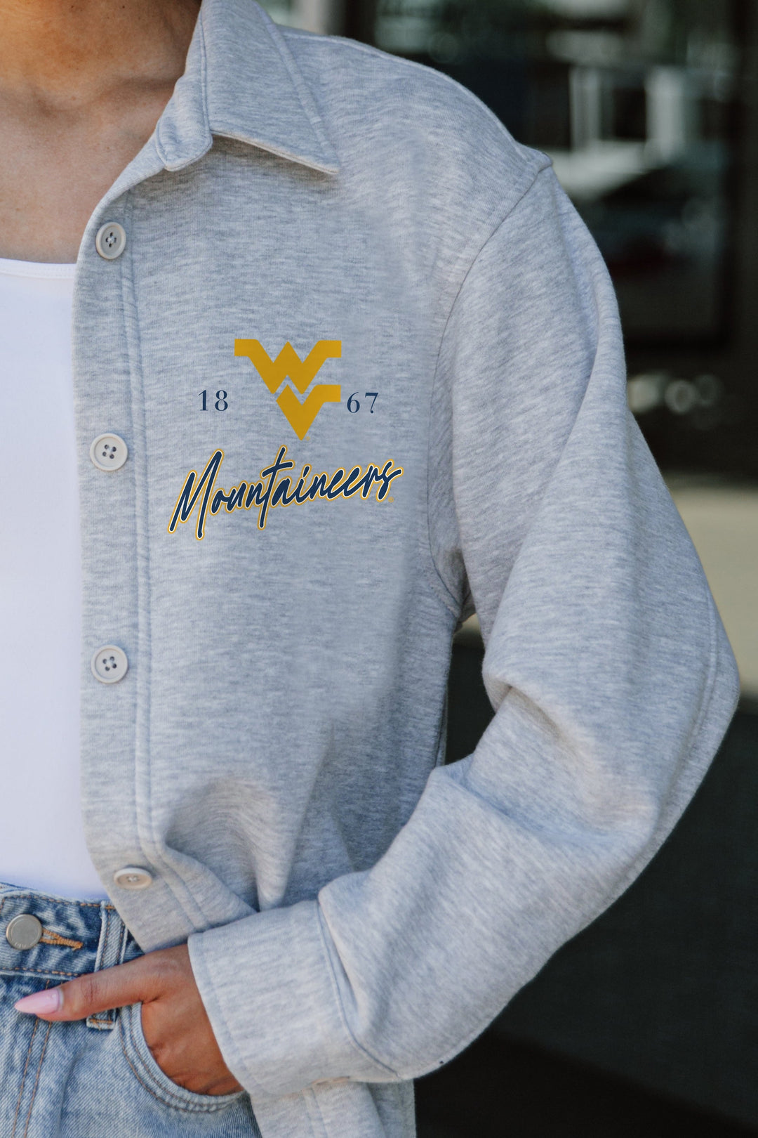 WEST VIRGINIA BUTTON DOWN