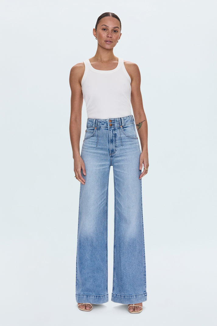 LANA DOUBLE BUTTON HIGH RISE