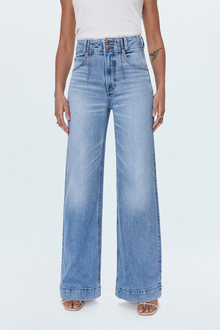 LANA DOUBLE BUTTON HIGH RISE