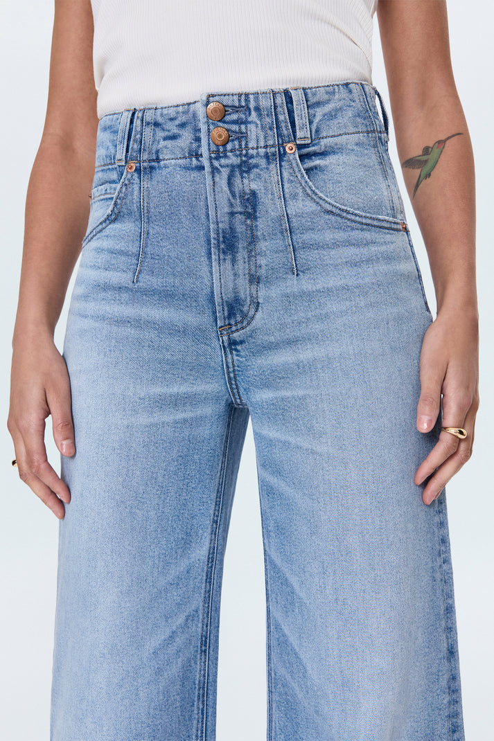 LANA DOUBLE BUTTON HIGH RISE