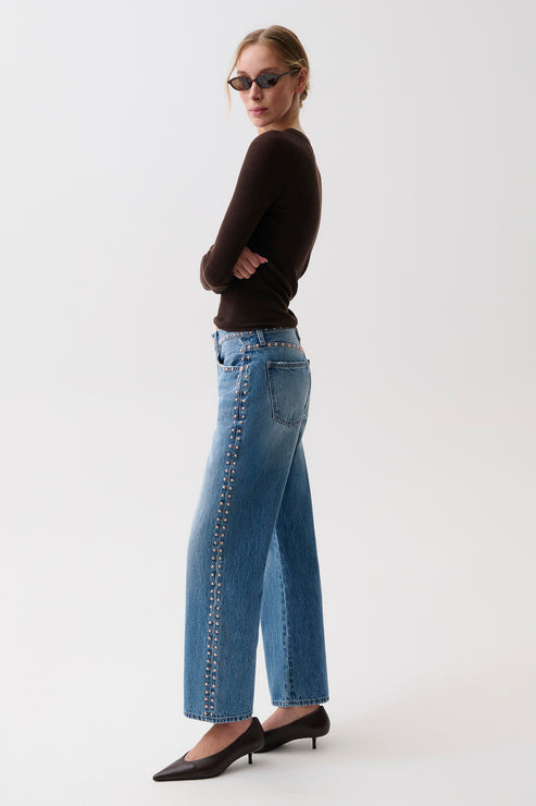 LEXI MID-RISE BOWED STRAIGHT