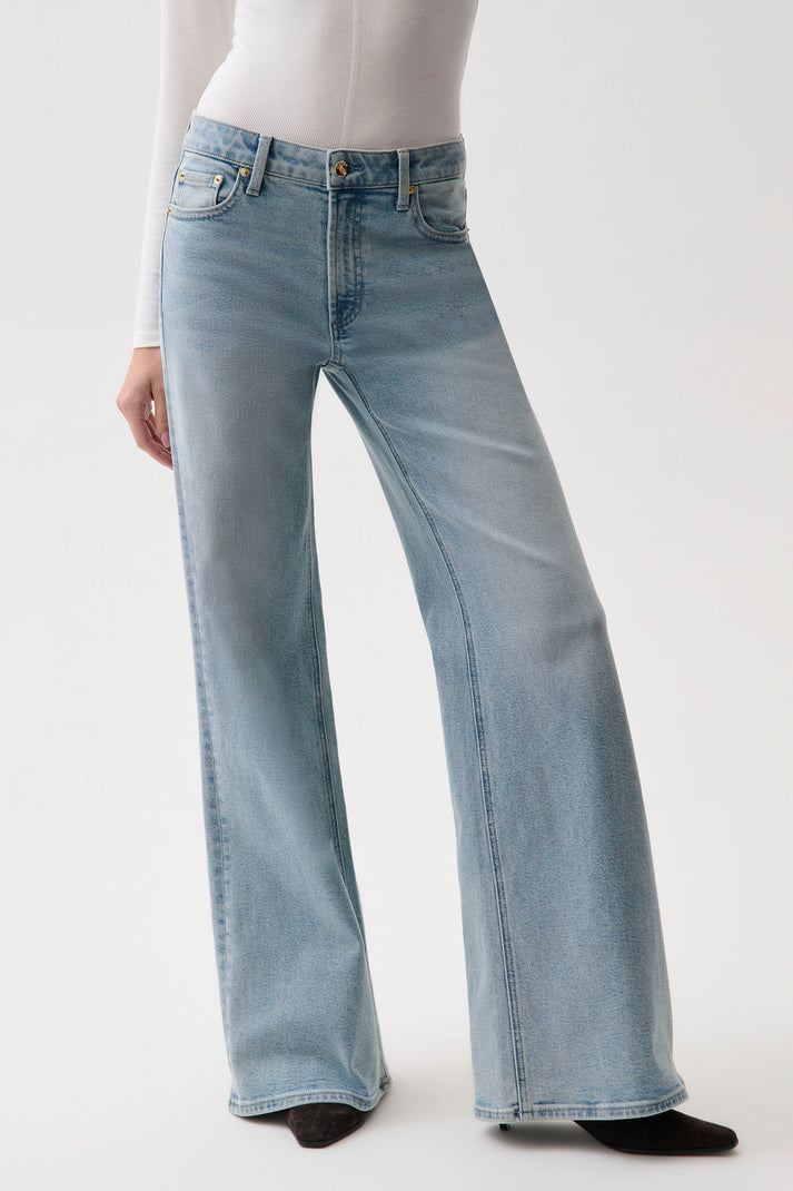 VIVIAN MID RISE WIDE LEG