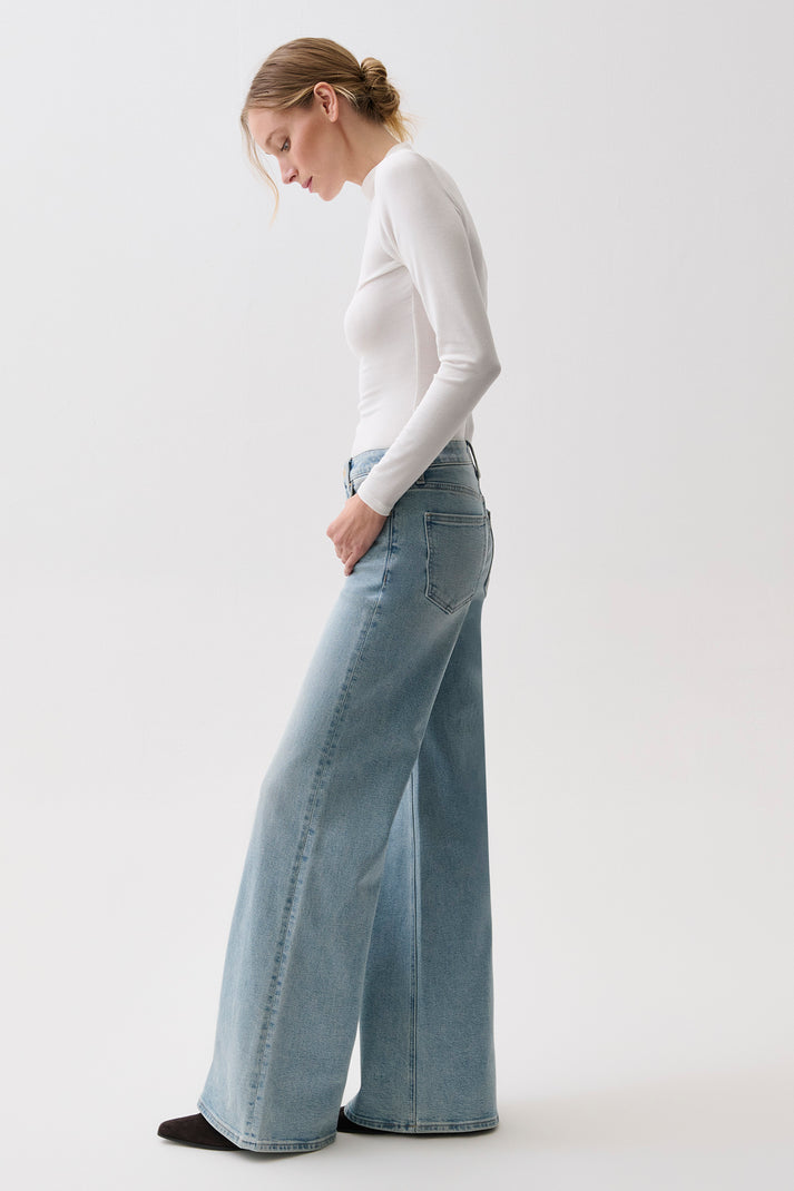VIVIAN MID RISE WIDE LEG