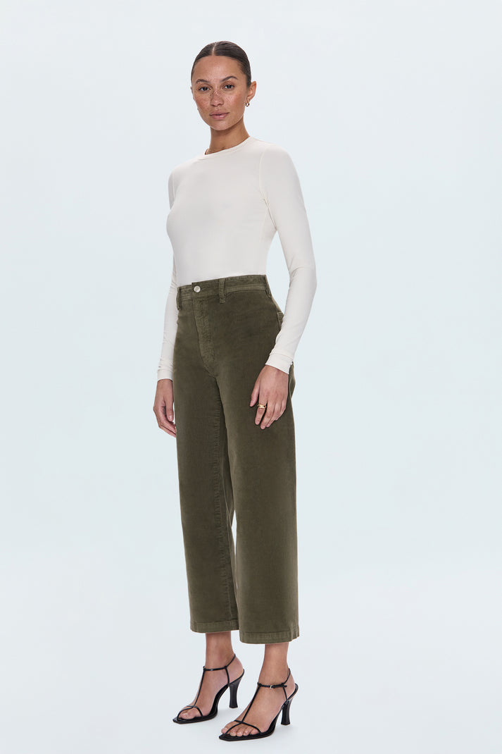 PENNY CROP HIGH RISE WIDE LEG