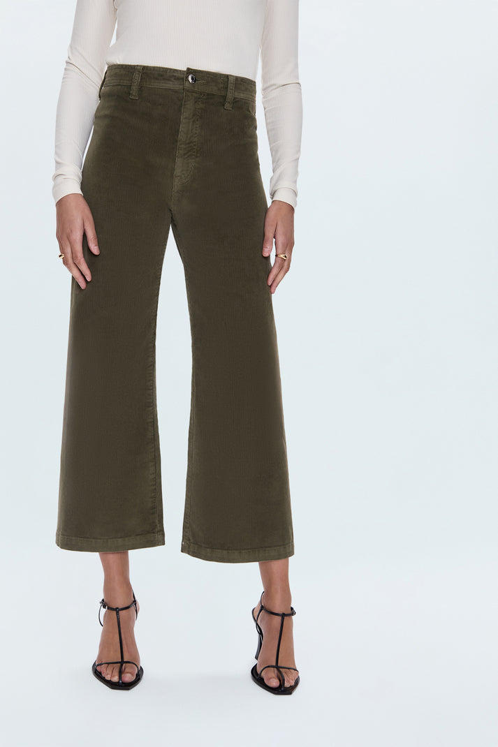 PENNY CROP HIGH RISE WIDE LEG