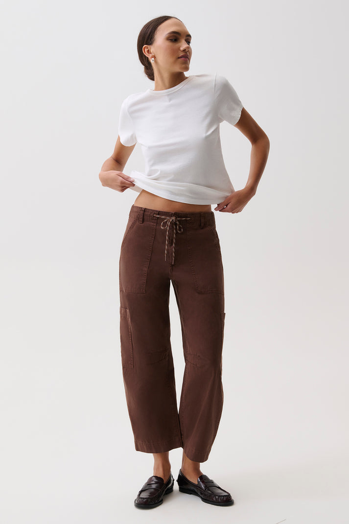 SABRINA CURVED UTILITY PANTS
