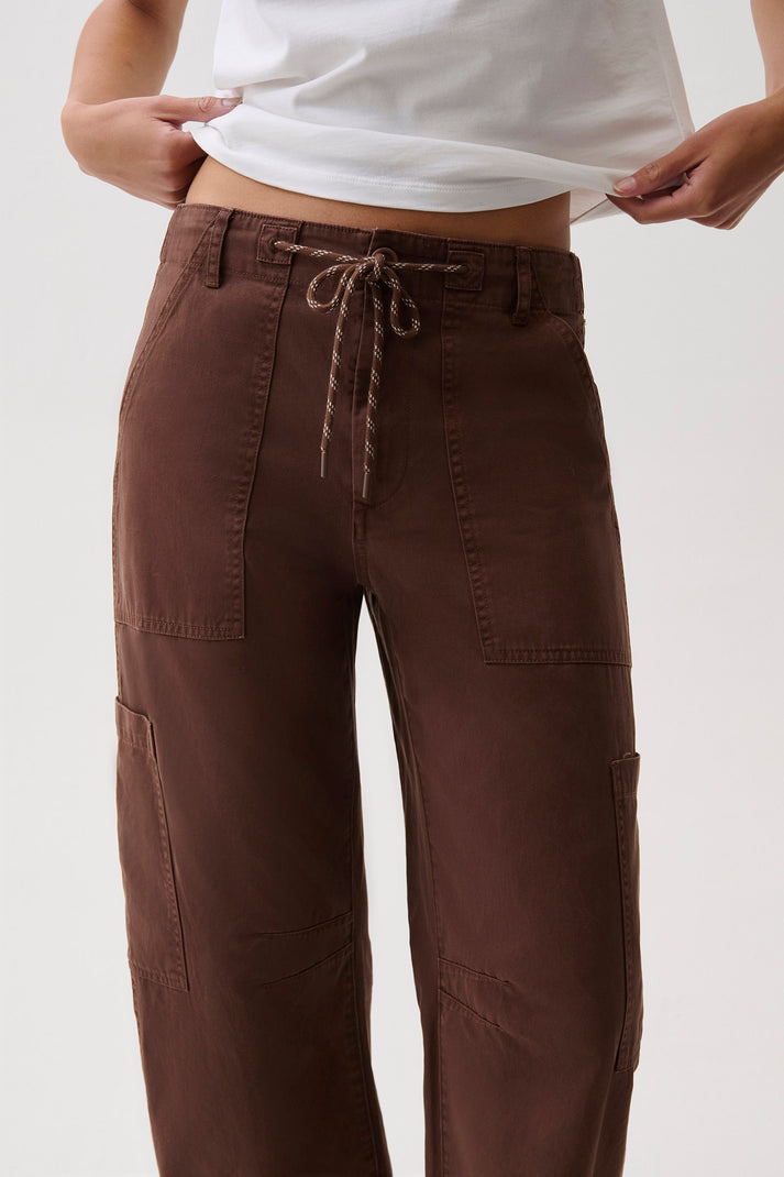 SABRINA CURVED UTILITY PANTS
