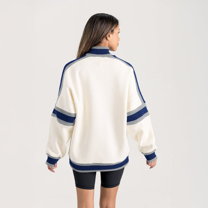 WV COLORBLOCK TURTLENECK PULLOVER