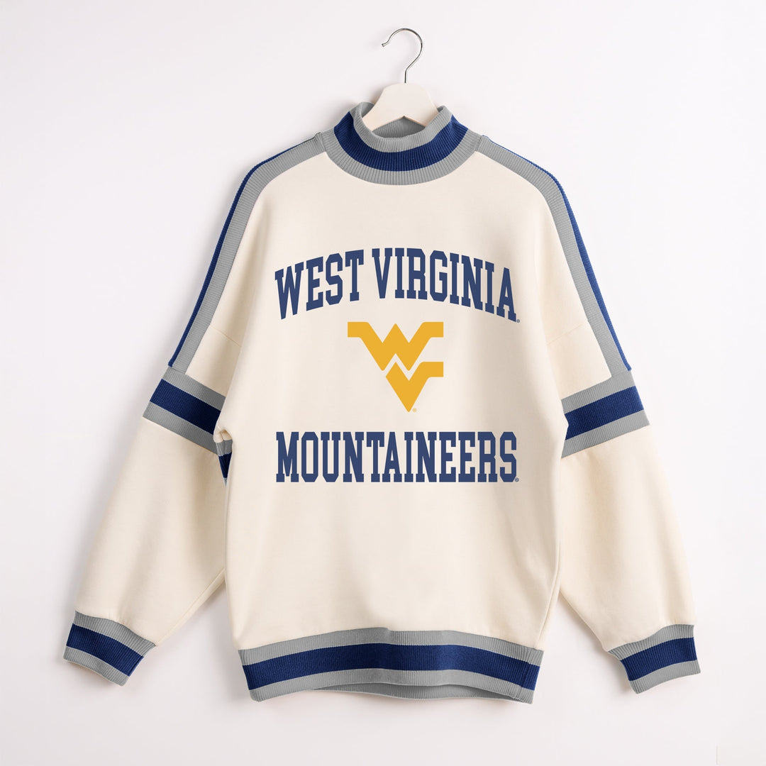 WV COLORBLOCK TURTLENECK PULLOVER
