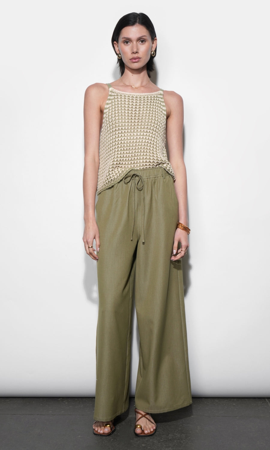 PAISLEY WIDE LEG PANT
