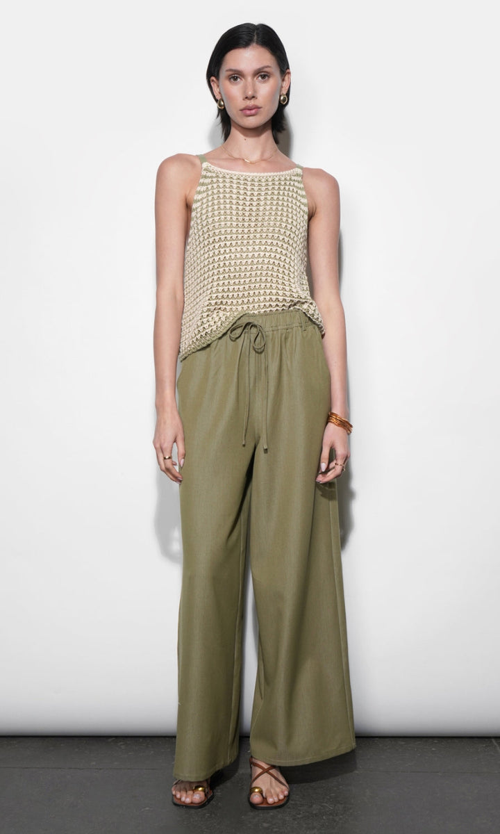 PAISLEY WIDE LEG PANT
